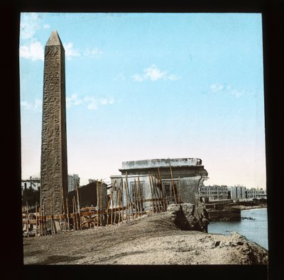 Egypt - Cleopatras Needle, Alexandria by American Photographer